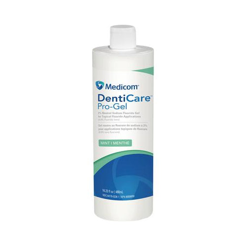 Medicom 10023-M DentiCare Pro-Gel 2% Neutral Sodium Fluoride Gel Mint 16.2 Oz Medicom 10023-M DentiCare Pro-Gel 2% Neutral Sodium Fluoride Gel Mint 16.2 Oz